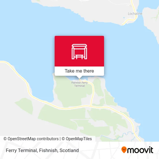 Ferry Terminal, Fishnish map