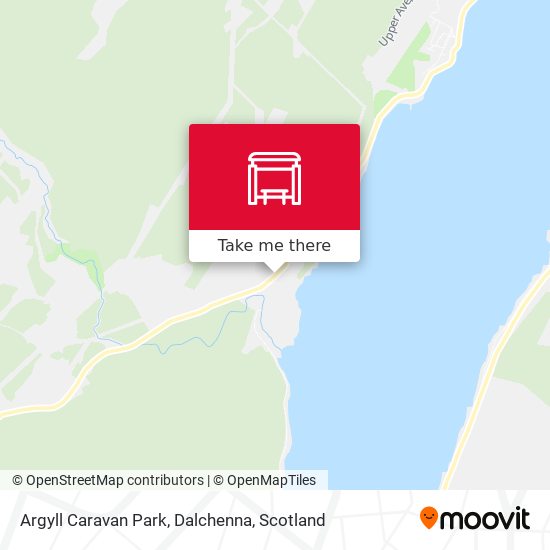 Argyll Caravan Park, Dalchenna map