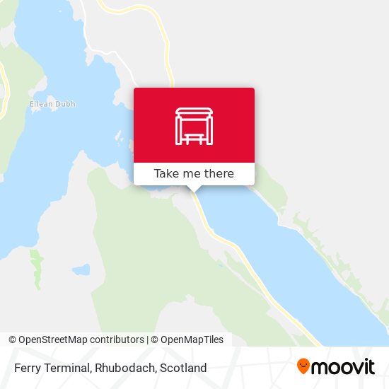 Ferry Terminal, Rhubodach map