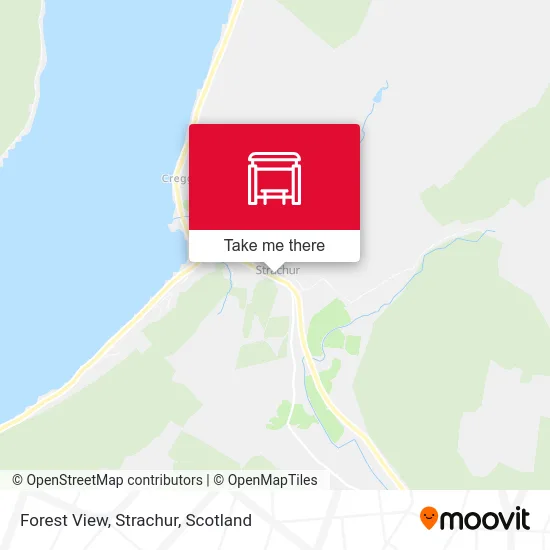 Forest View, Strachur map