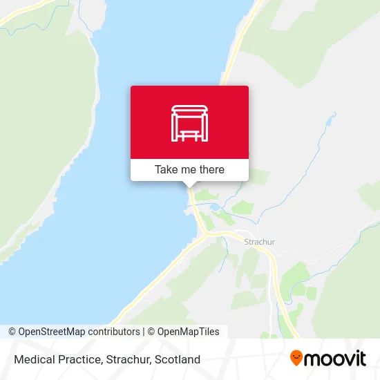 Medical Practice, Strachur map