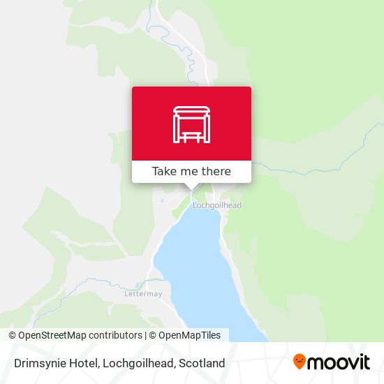 Drimsynie Hotel, Lochgoilhead map