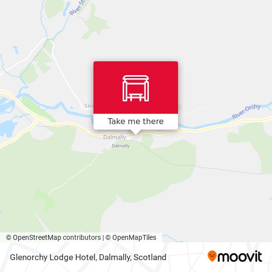 Glenorchy Lodge Hotel, Dalmally map