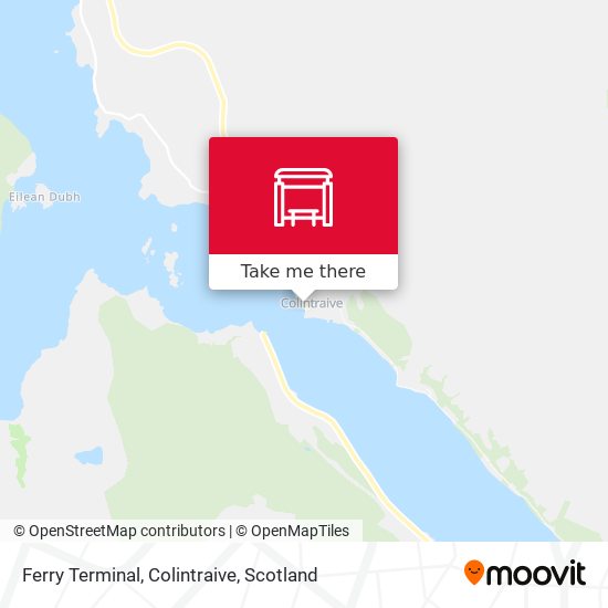 Ferry Terminal, Colintraive map