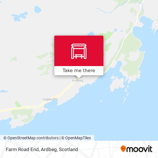 Farm Road End, Ardbeg map