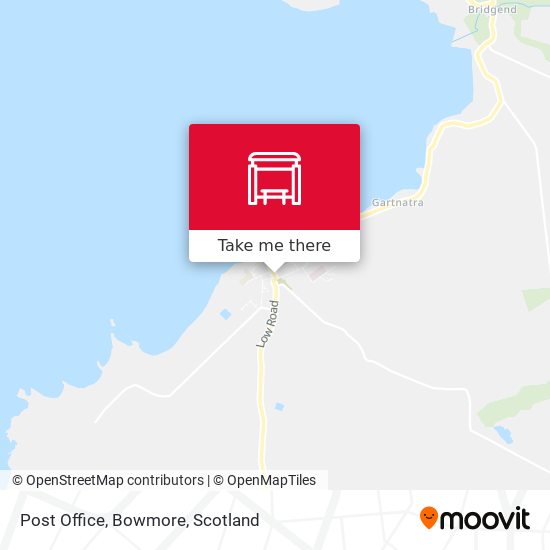 Post Office, Bowmore map