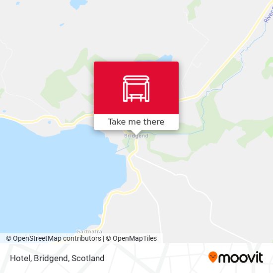 Hotel, Bridgend map