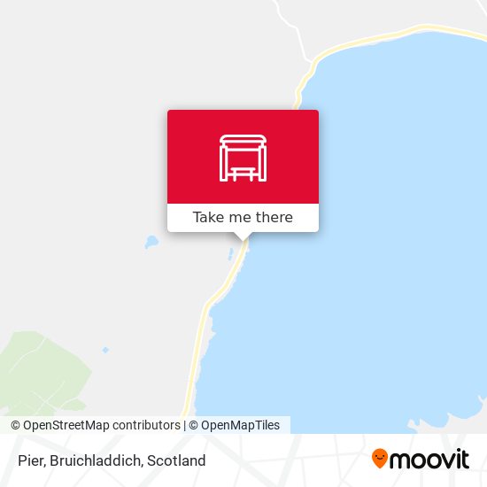 Pier, Bruichladdich map