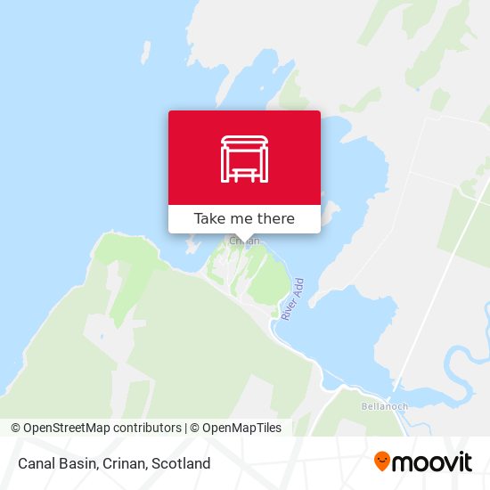 Canal Basin, Crinan map