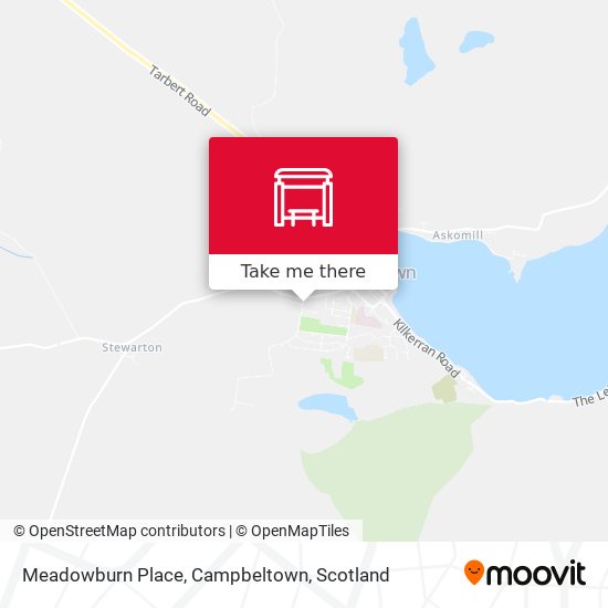 Meadowburn Place, Campbeltown map