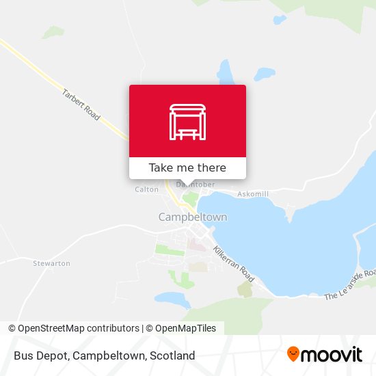 Bus Depot, Campbeltown map