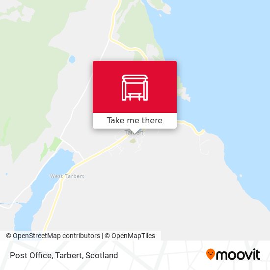 Post Office, Tarbert map