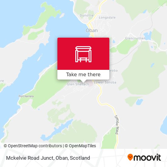 Mckelvie Road Junct, Oban map