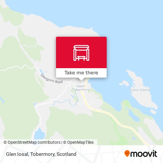 Glen Iosal, Tobermory map