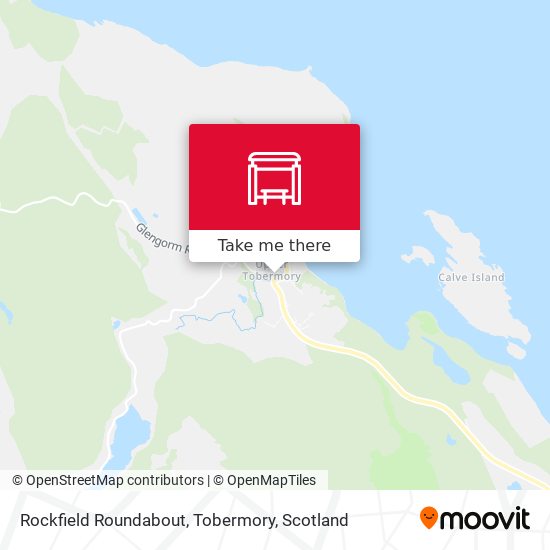 Rockfield Roundabout, Tobermory map