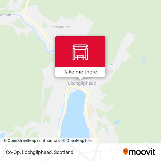 Co-Op, Lochgilphead map