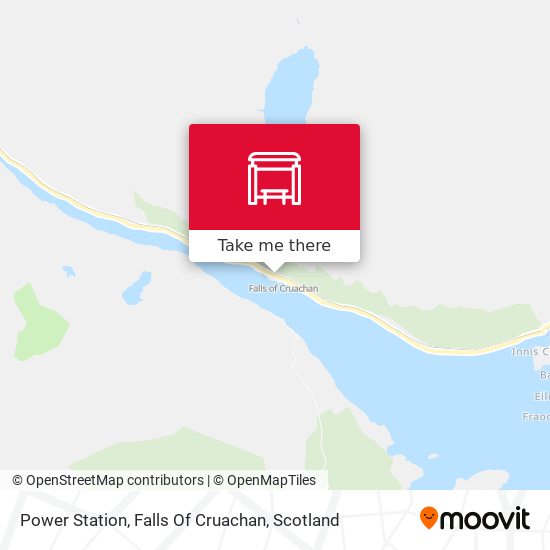 Power Station, Falls Of Cruachan map