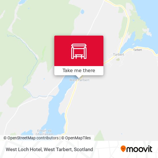 West Loch Hotel, West Tarbert map