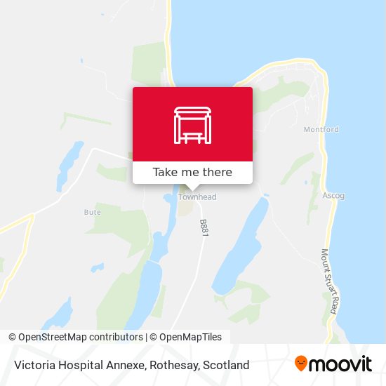 Victoria Hospital Annexe, Rothesay map