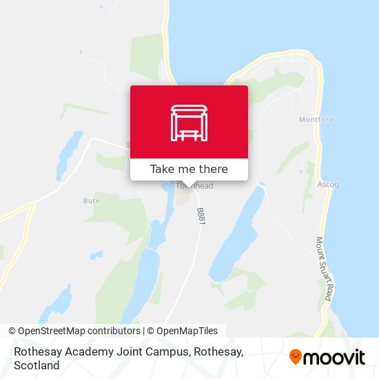 Rothesay Academy Joint Campus, Rothesay map