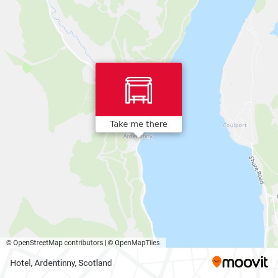 Hotel, Ardentinny map