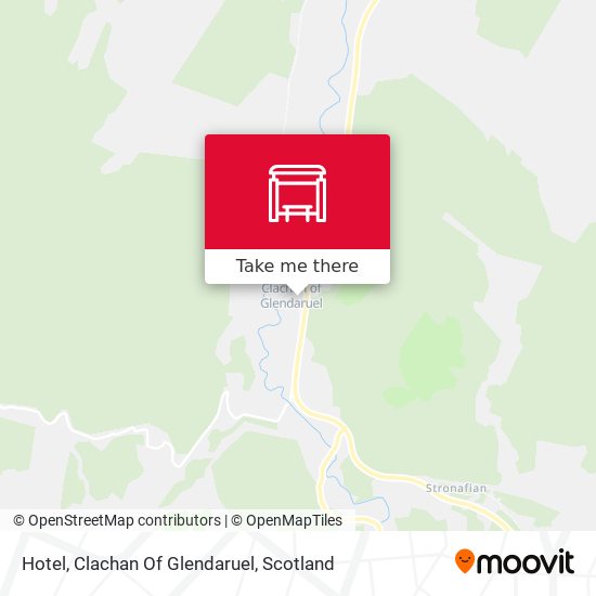 Hotel, Clachan Of Glendaruel map