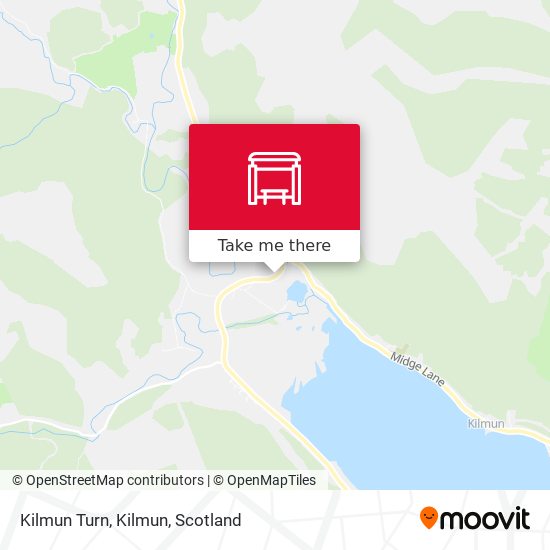 Kilmun Turn, Kilmun map