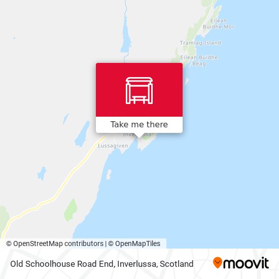 Old Schoolhouse Road End, Inverlussa map