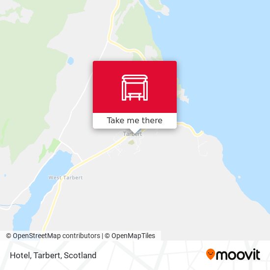 Hotel, Tarbert map