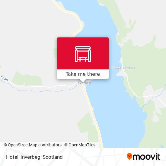 Hotel, Inverbeg map