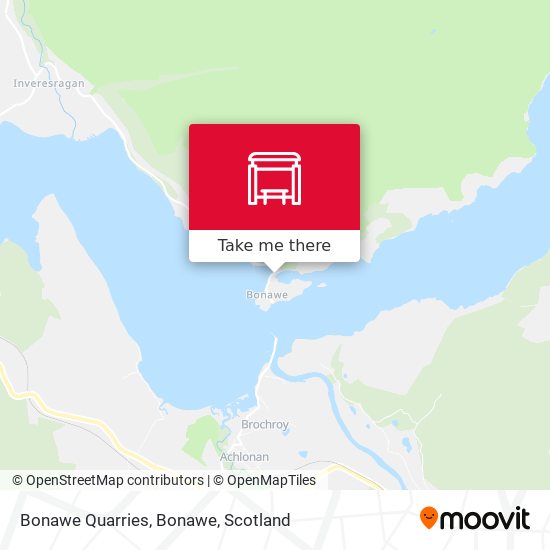 Bonawe Quarries, Bonawe map