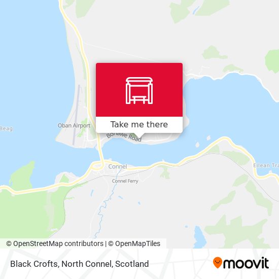 Black Crofts, North Connel map