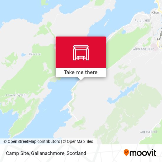 Camp Site, Gallanachmore map
