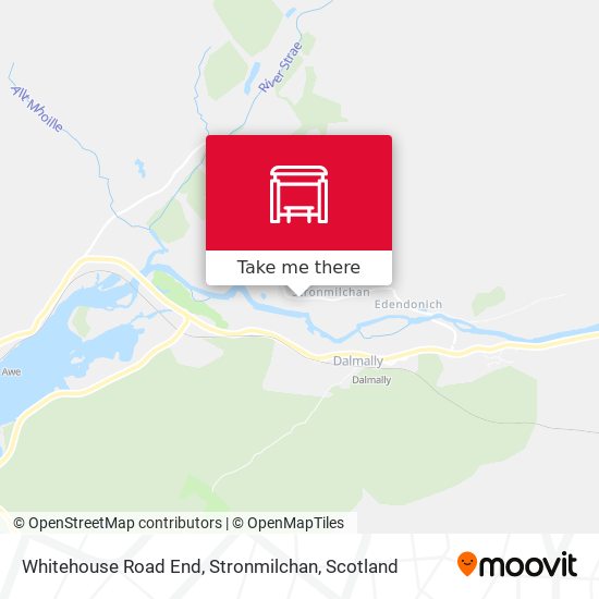 Whitehouse Road End, Stronmilchan map