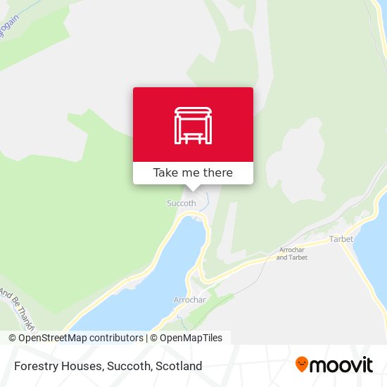 Forestry Houses, Succoth map