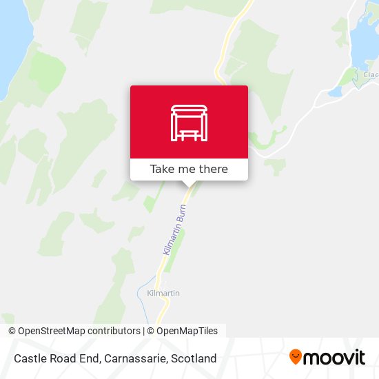 Castle Road End, Carnassarie map