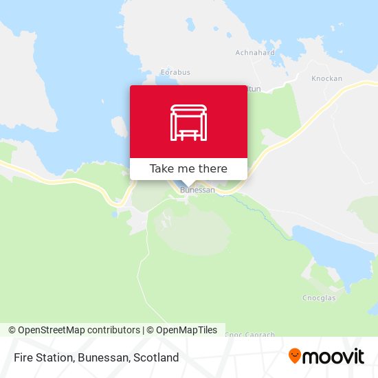 Fire Station, Bunessan map