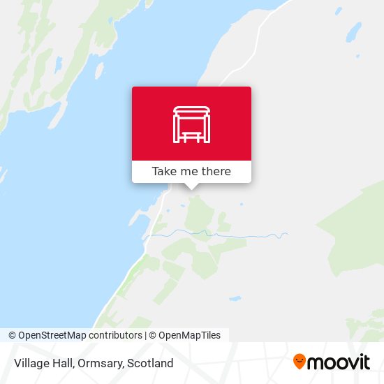 Village Hall, Ormsary map