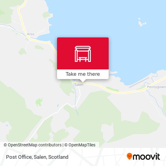 Post Office, Salen map