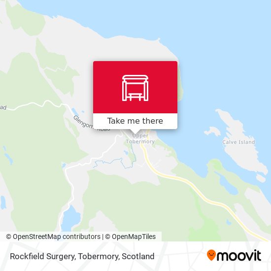 Rockfield Surgery, Tobermory map