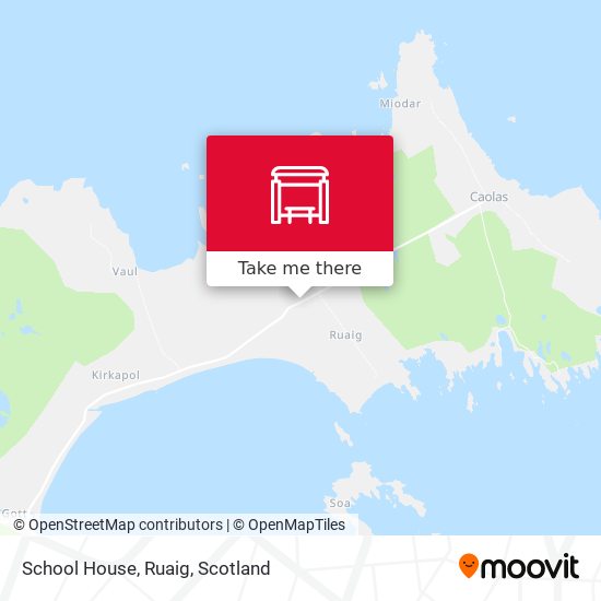 School House, Ruaig map