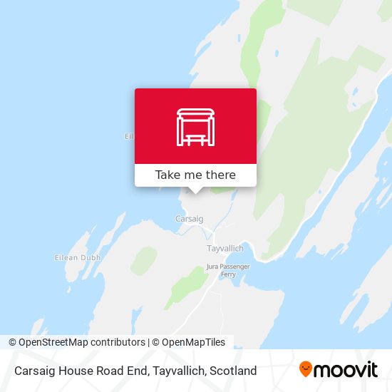 Carsaig House Road End, Tayvallich map