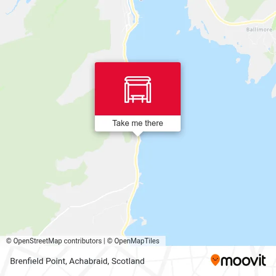 Brenfield Point, Achabraid map