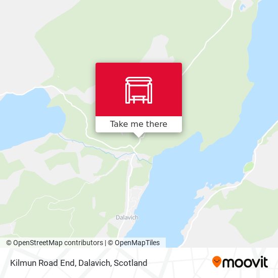 Kilmun Road End, Dalavich map