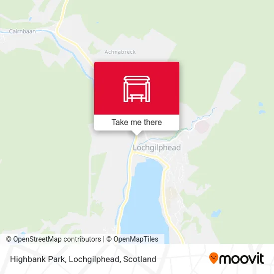 Highbank Park, Lochgilphead map