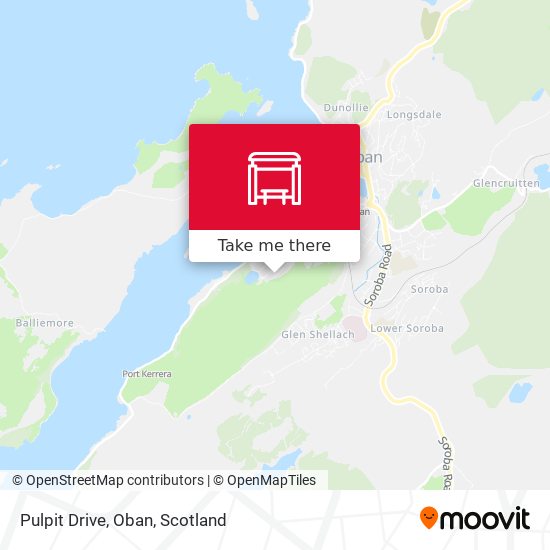 Pulpit Drive, Oban map