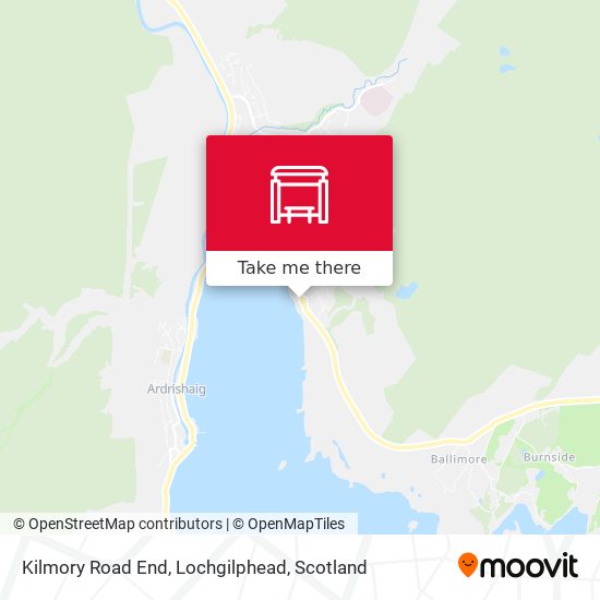 Kilmory Road End, Lochgilphead map