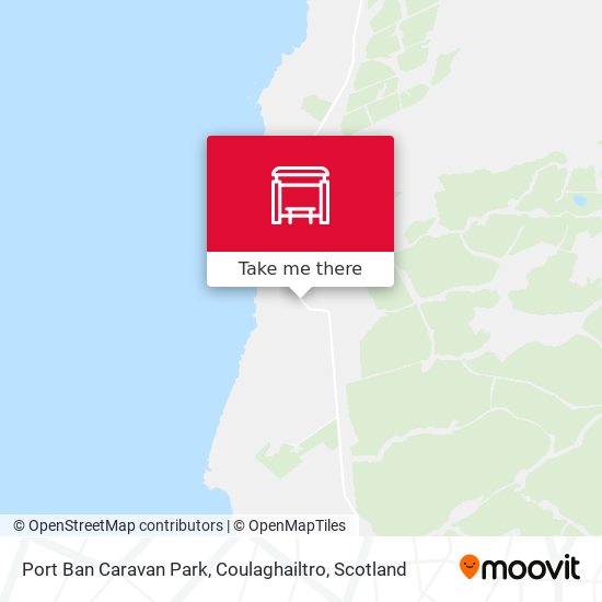 Port Ban Caravan Park, Coulaghailtro map