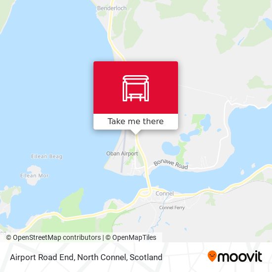 Airport Road End, North Connel map