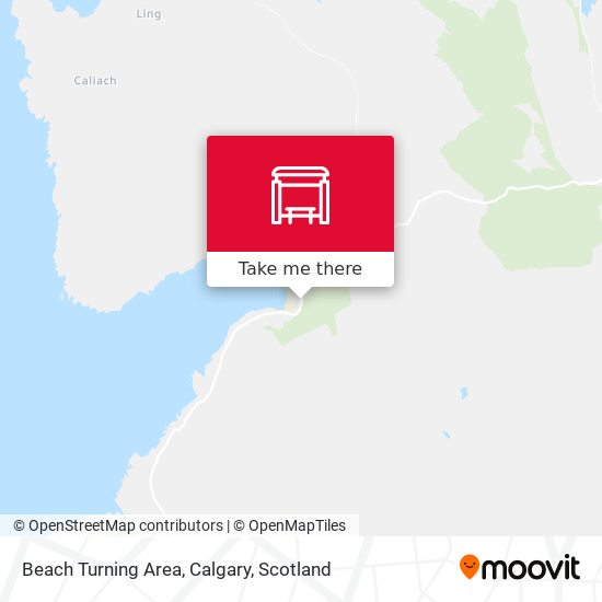 Beach Turning Area, Calgary map